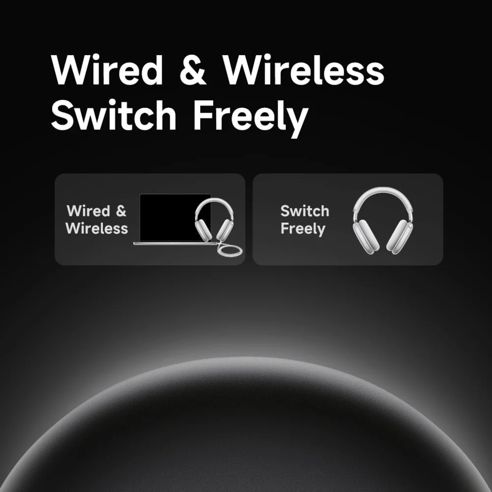 Wireless Bluetooth Headphones - Black and Silver